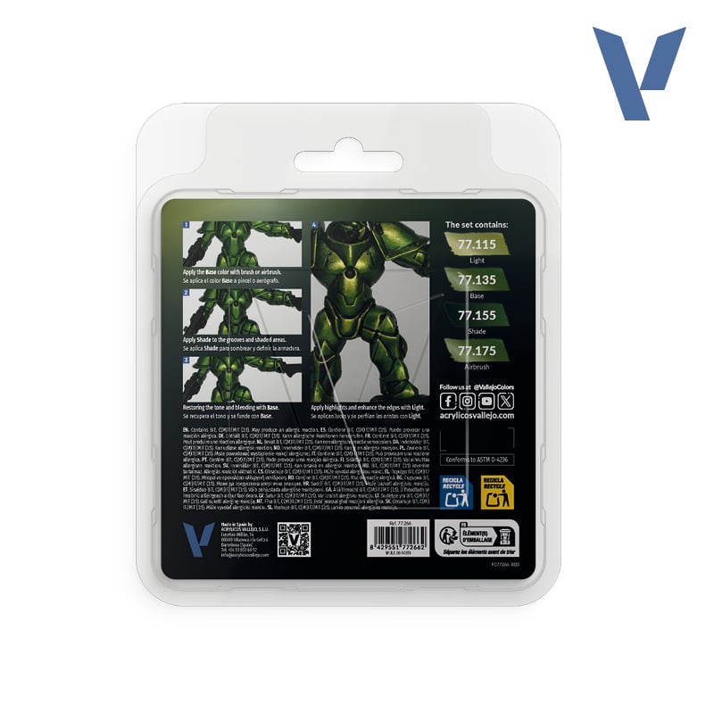 Amber Green Paint Set | 77.266 - Image 2
